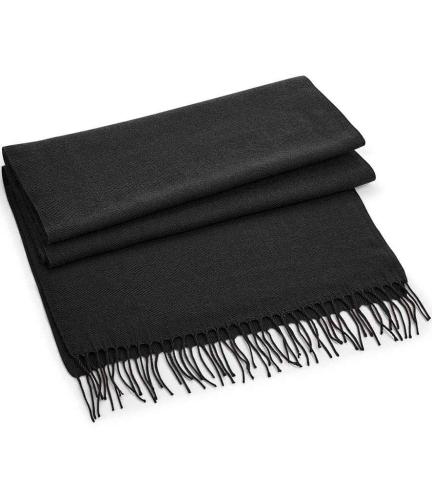 Beechfield Classic Woven Scarf - BLK - ONE